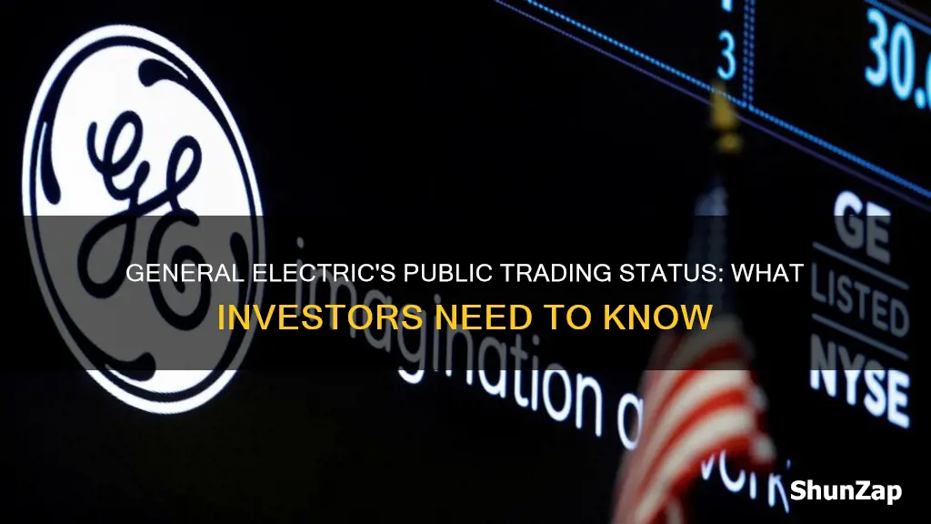 is general electric a publicly traded company