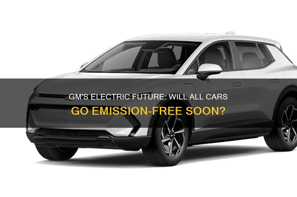 is gm going to all electric cars