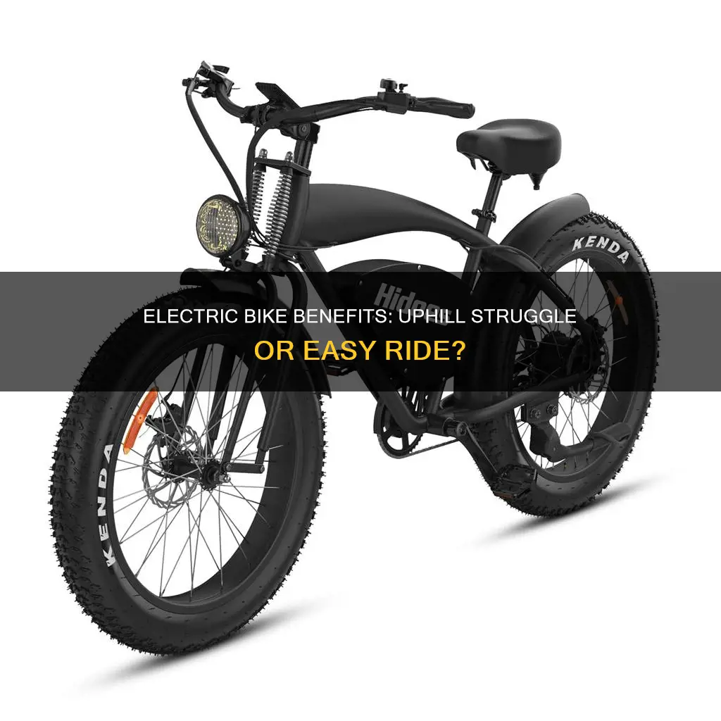 is going uphill easy on electric bike