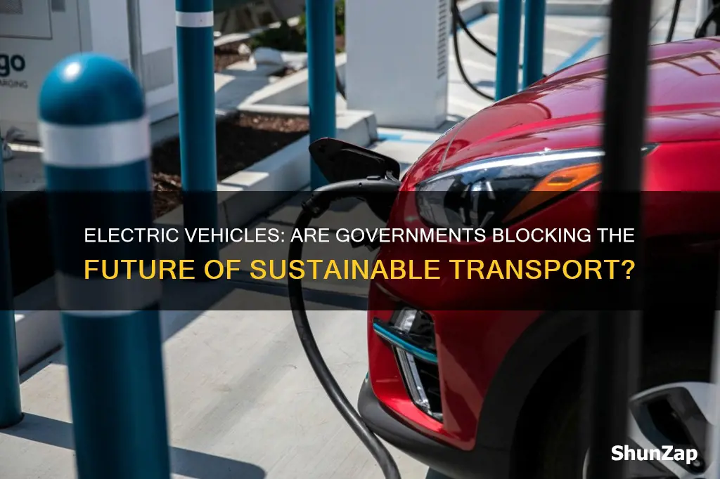 is government blocks electric vehicles