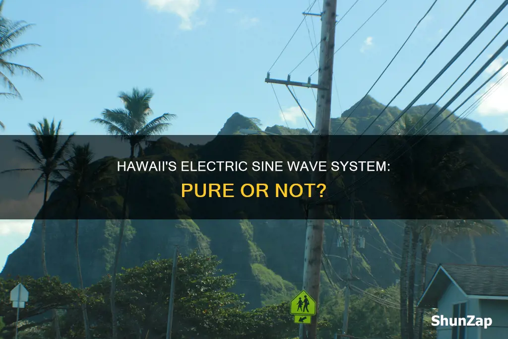 is hawaii electric system pure sine wave