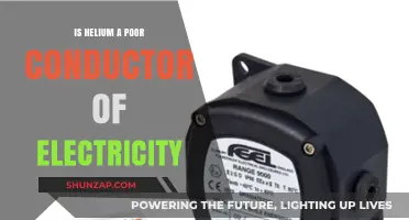 Why Helium Is a Poor Electricity Conductor