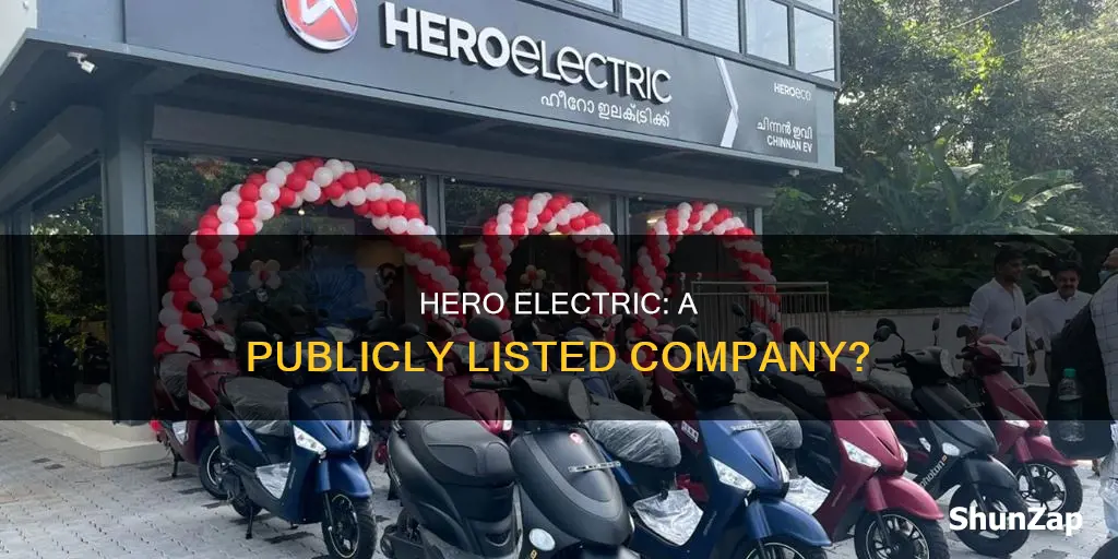 is hero electric listed company