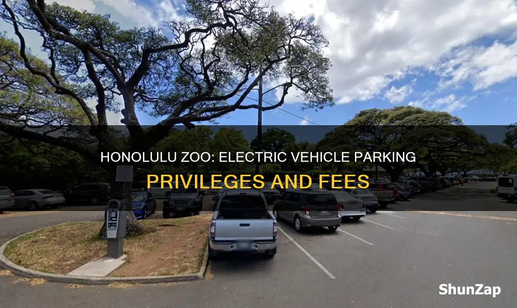 is honolulu zoo parking free for electric vehicles