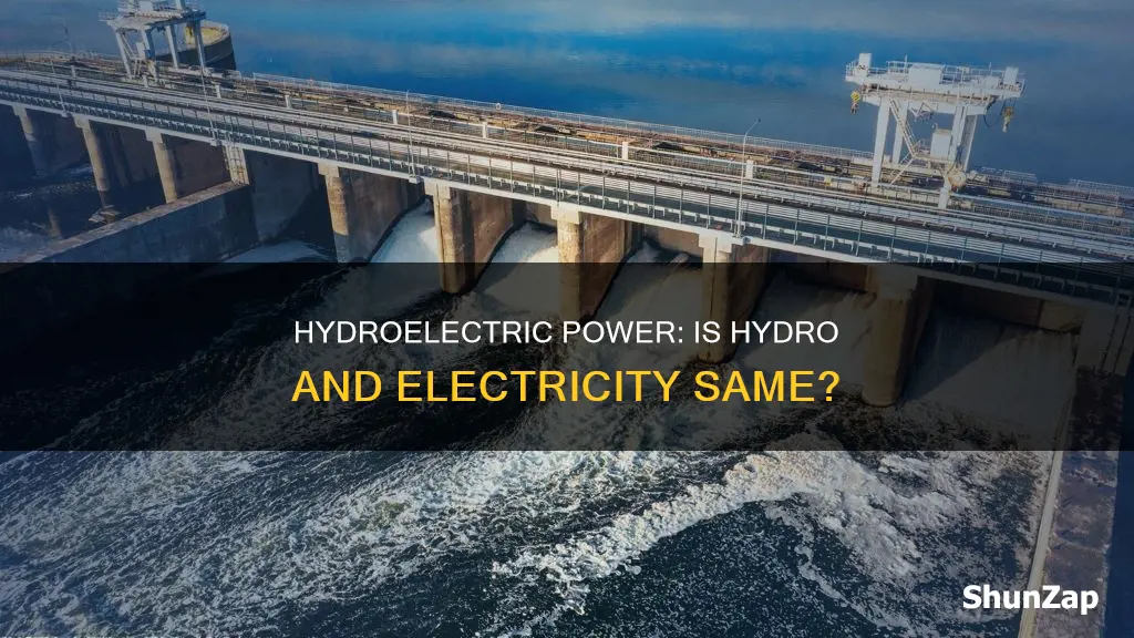 is hydro and electricity the same thing