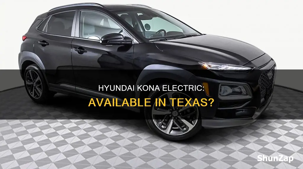 is hyundai kona electric available in texas