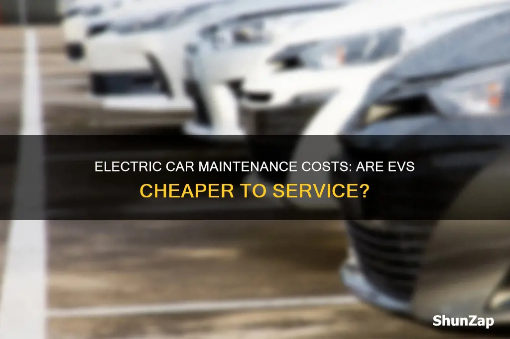 is it cheaper to service an electric car