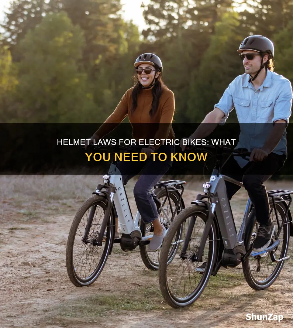 is it compulsory to wear helmet on electric bike