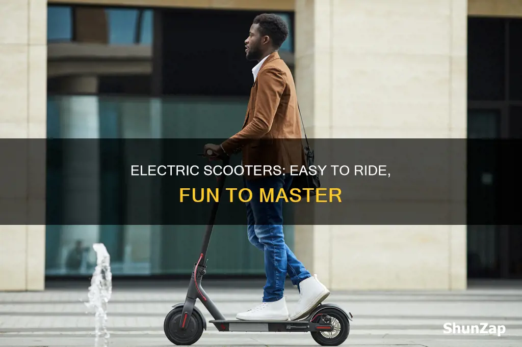 is it easy to ride electric scooter