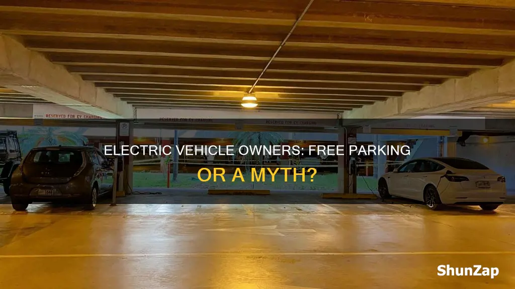 is it free to park an electric vehicle
