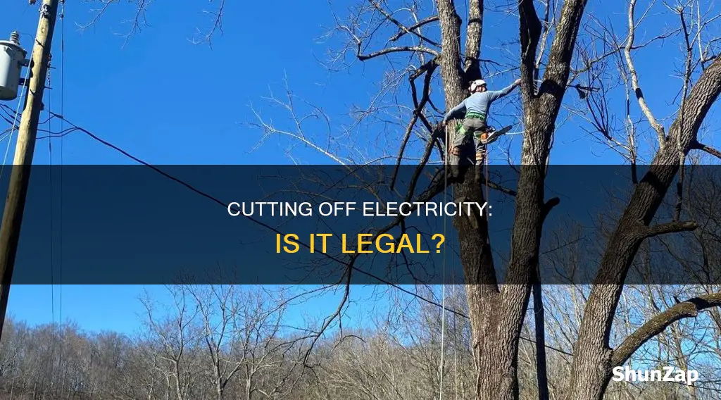 is it illegal to cut off electricity