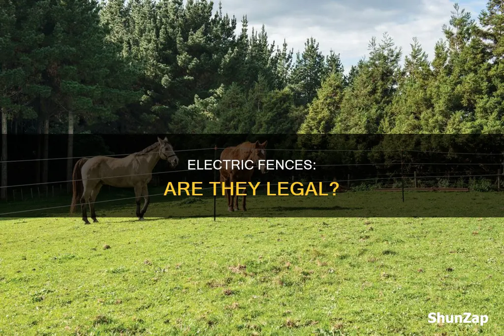 is it illegal to have electric fence