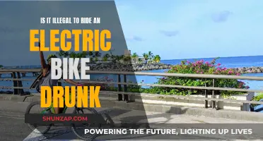 Electric Bike and Alcohol: Legal or Not?