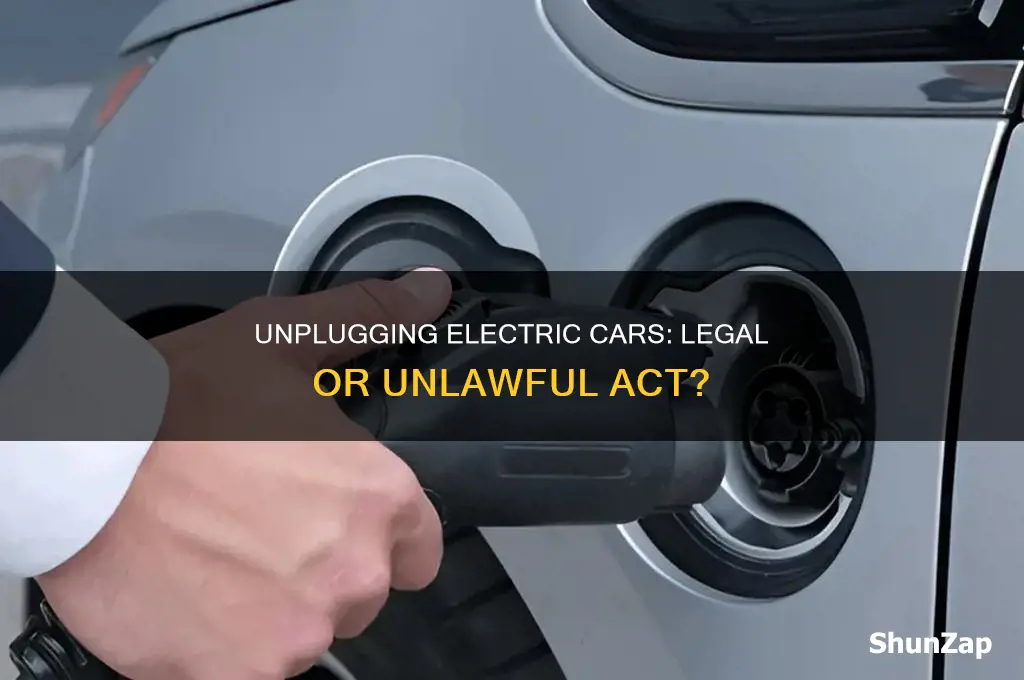 is it illegal to unplug someone