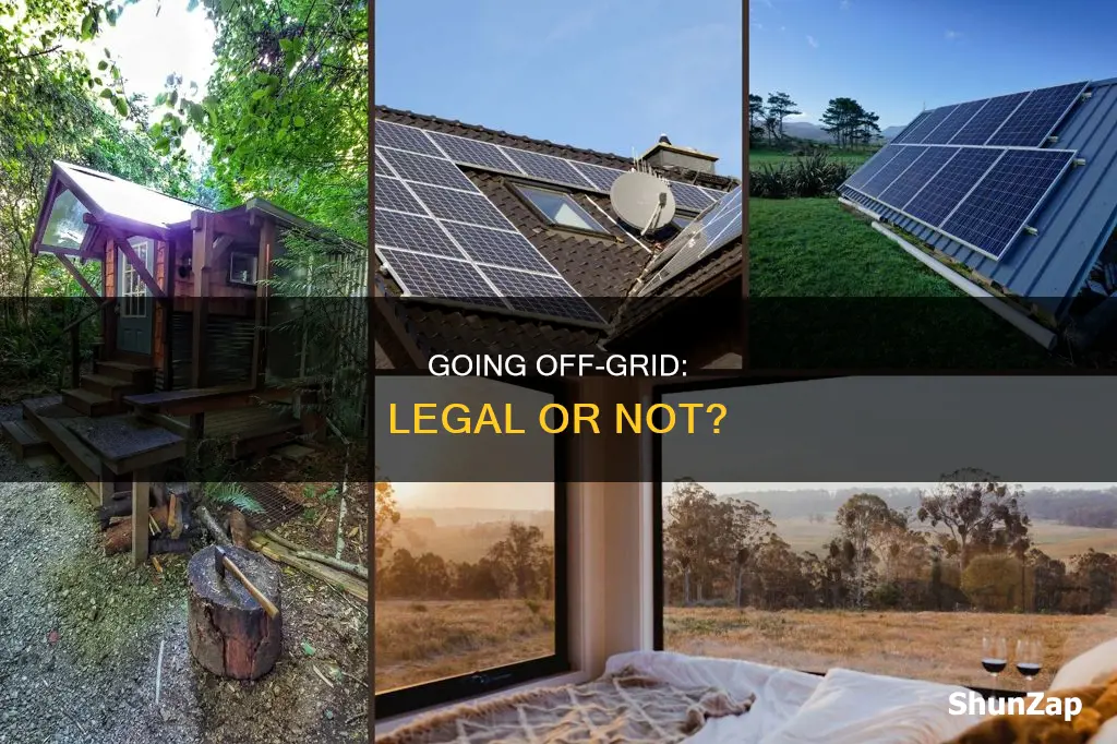 is it legal to go offgrid electric