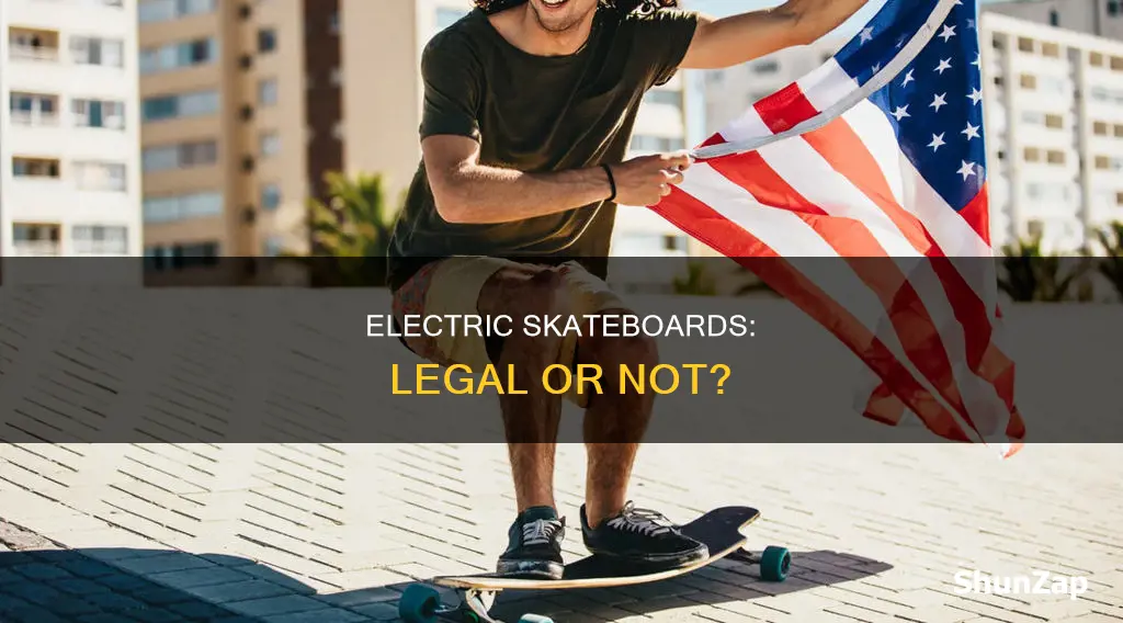 is it legally ride a electric skateboard