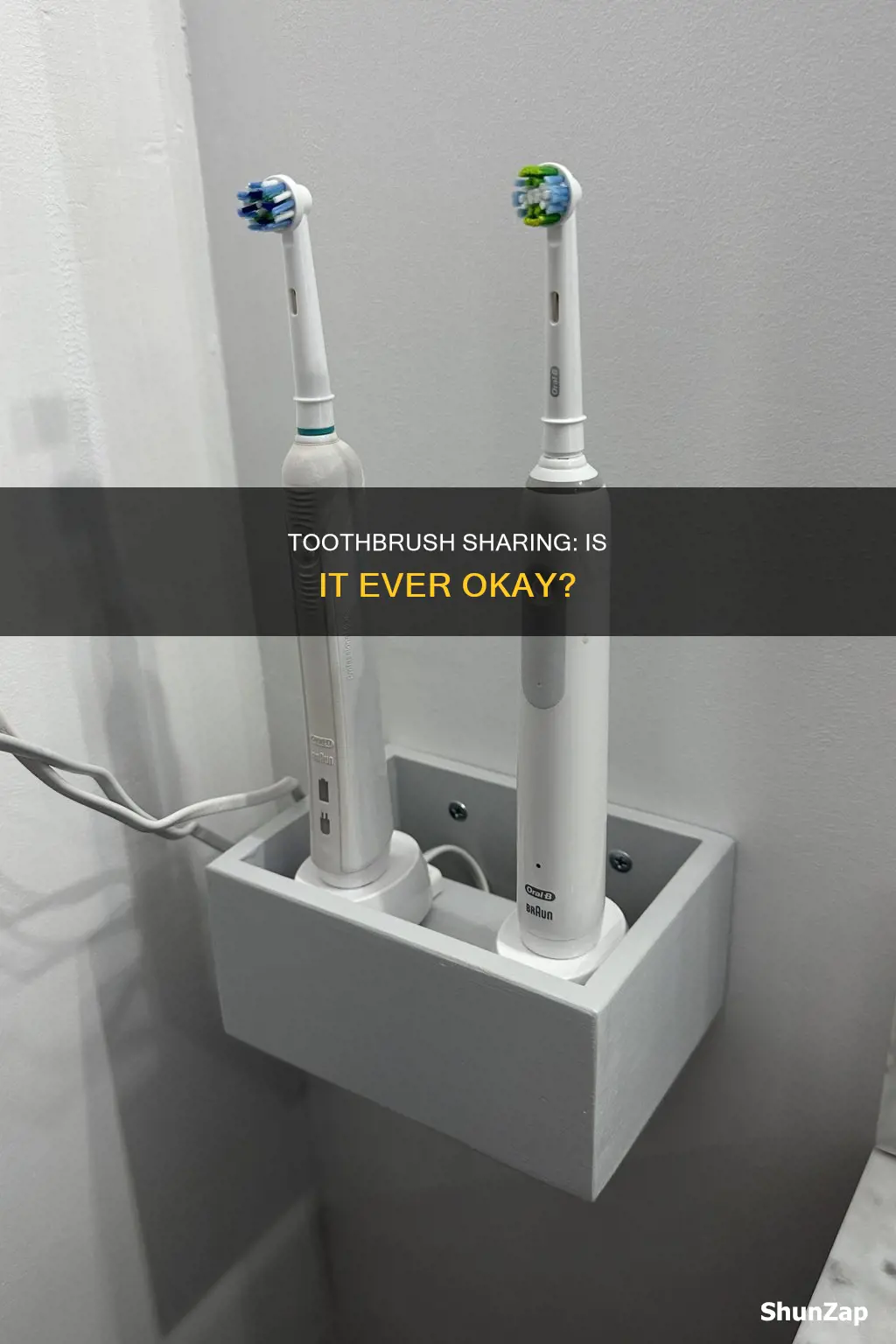 is it ok to share electric toothbrush