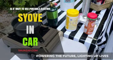 Portable Electric Stoves in Cars: Safe or Risky Choice?
