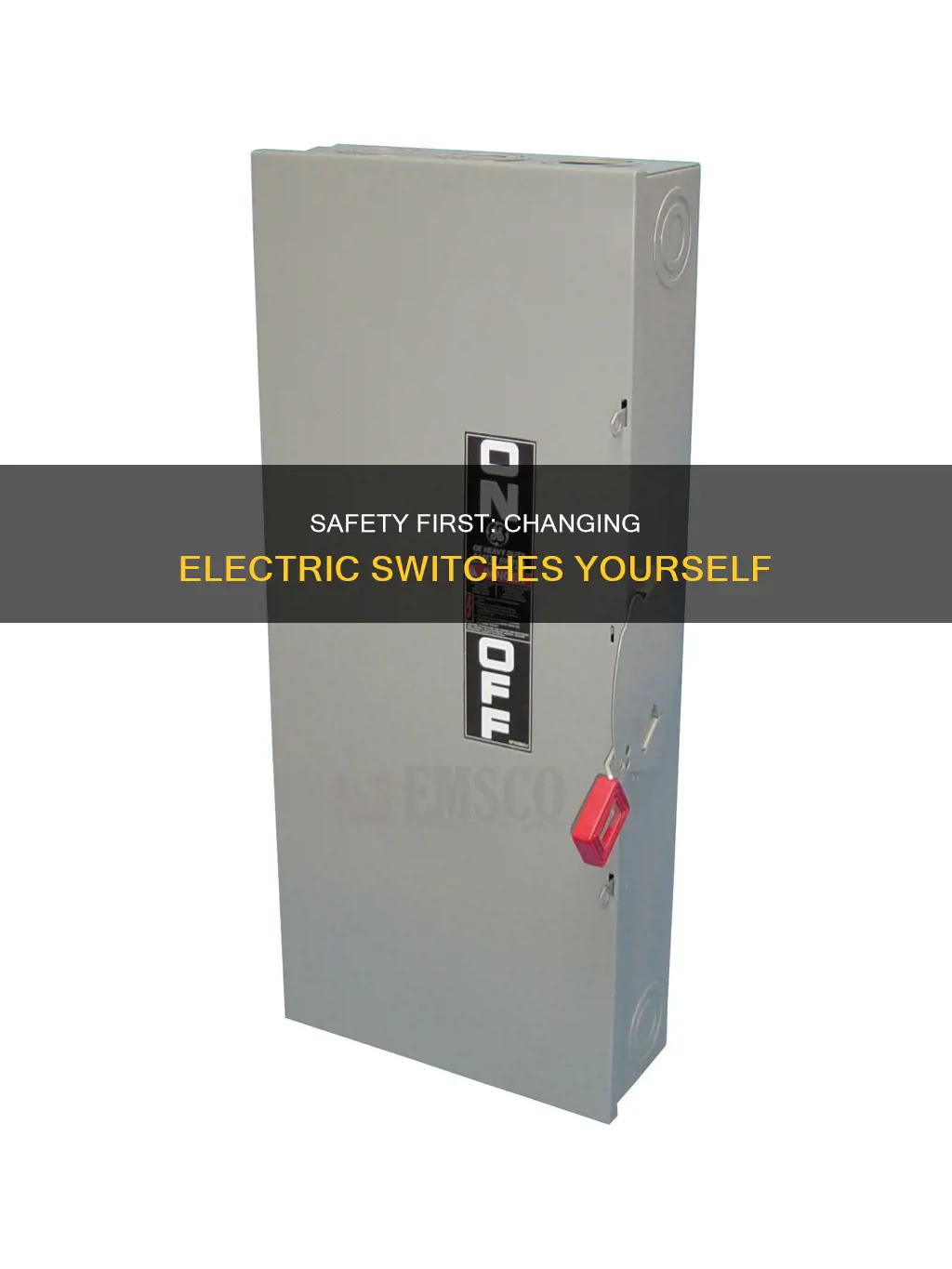 is it safe to chage electric switch