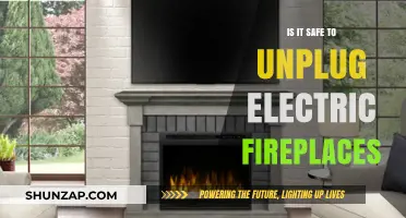 Unplugging Electric Fireplaces: Safe or Not?