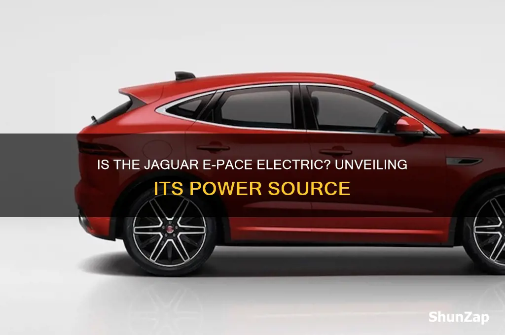 is jaguar e pace an electric car