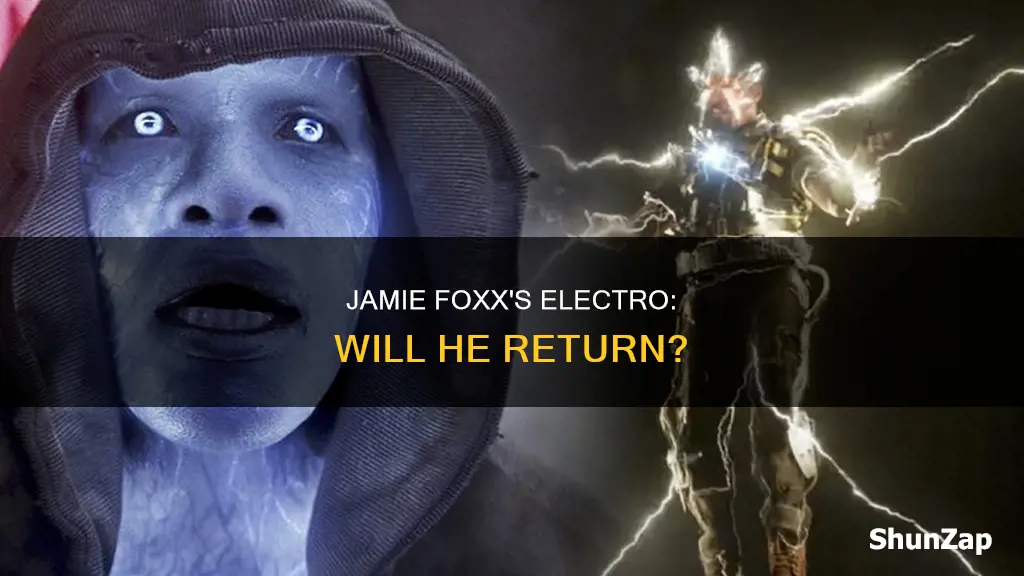 is jamie foxx coming back as electro