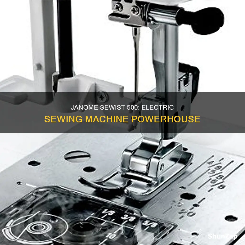 is janome sewist 500 sewing machine electrical