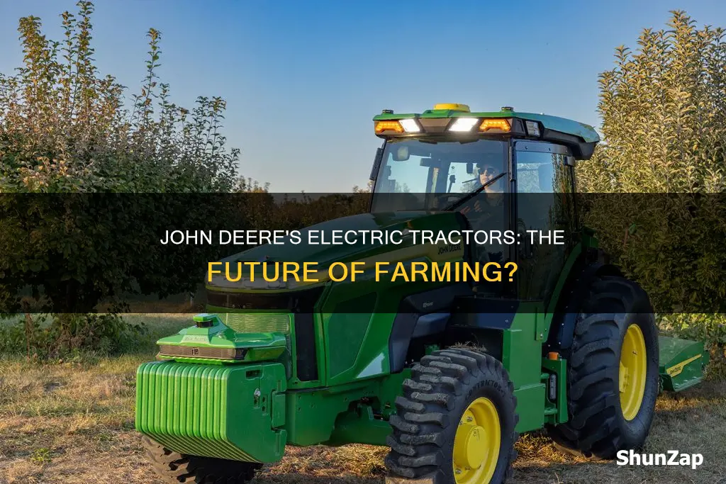 is john deere going to electric tractors