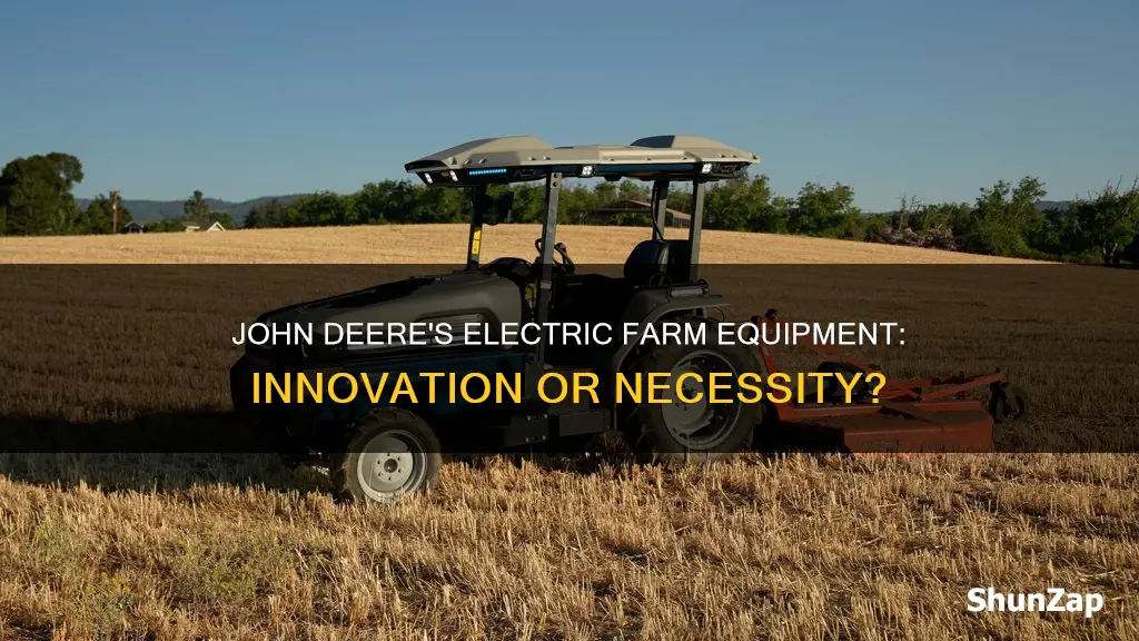 is john deere pushing electric farm equipment