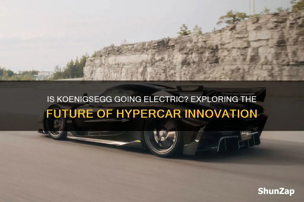 is koenigsegg electric car