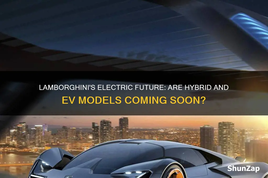 is lamborghini making electric cars