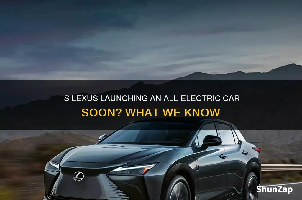 is lexus coming out with an all electric car