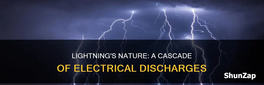is lightning a cascade of electrical discharges