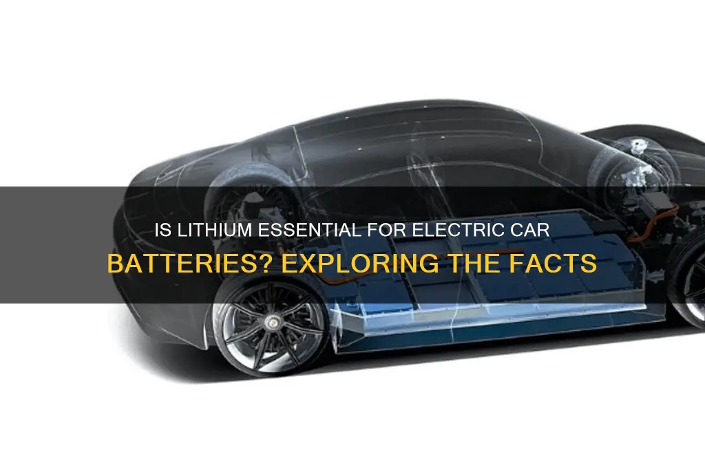 is lithium in electric cars