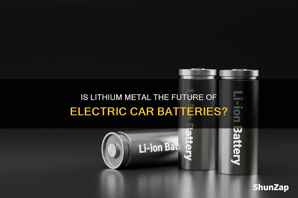 is lithium metal used in electric car batetries