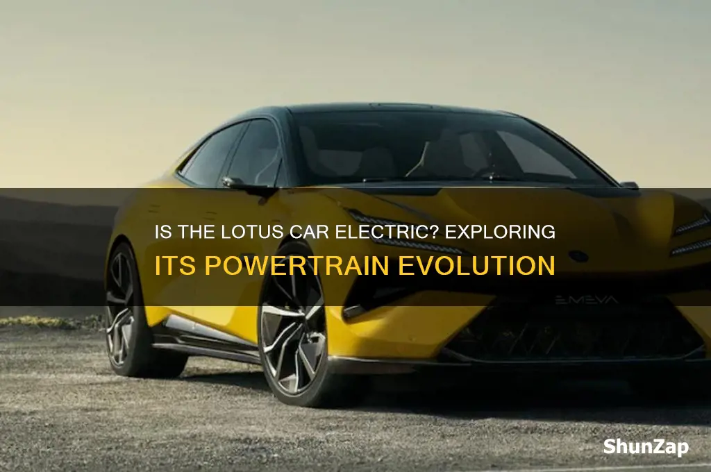 is lotus car electric