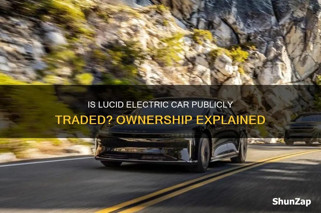 is lucid electric car public