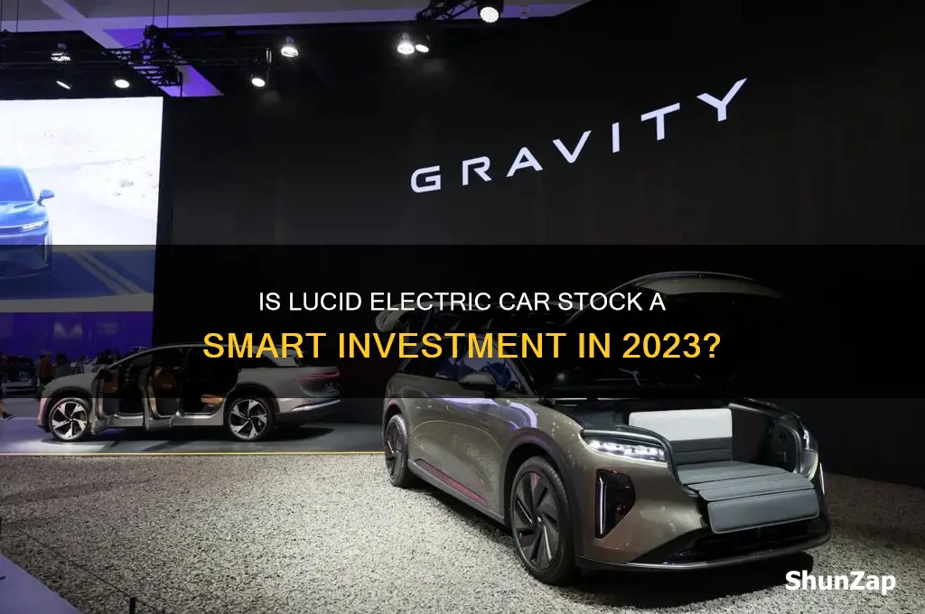 is lucid electric car stock