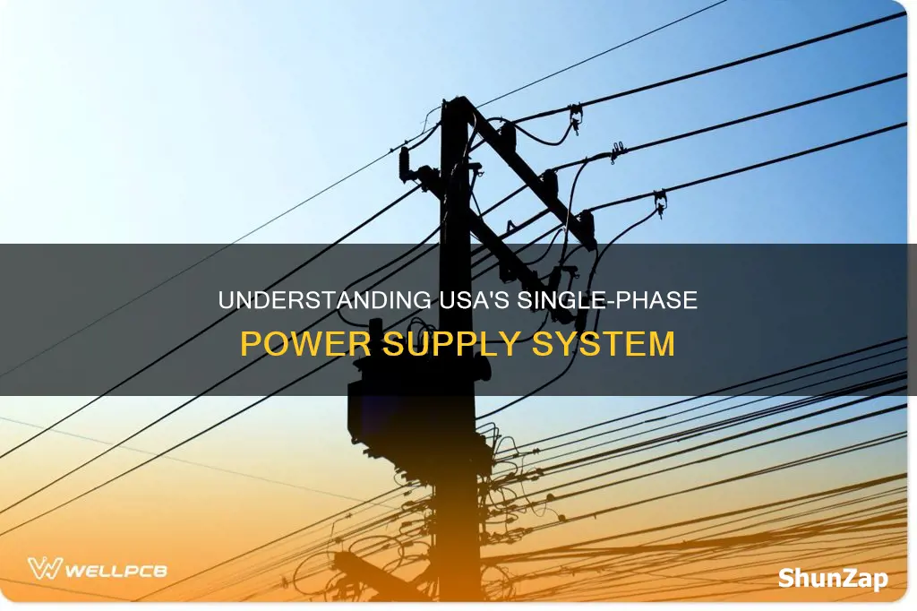 is mains electricity 3 phase in usa