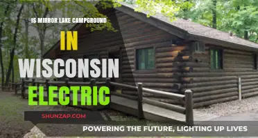 Electric Camping: Mirror Lake Campground, Wisconsin