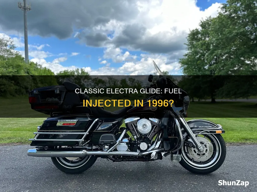is my 1996 electra glide fule injeckted