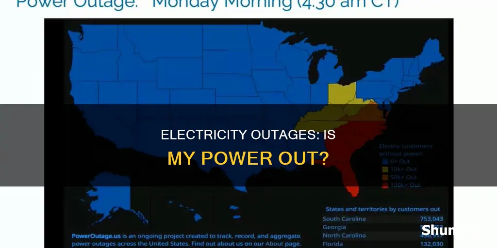 is my electric on in my area