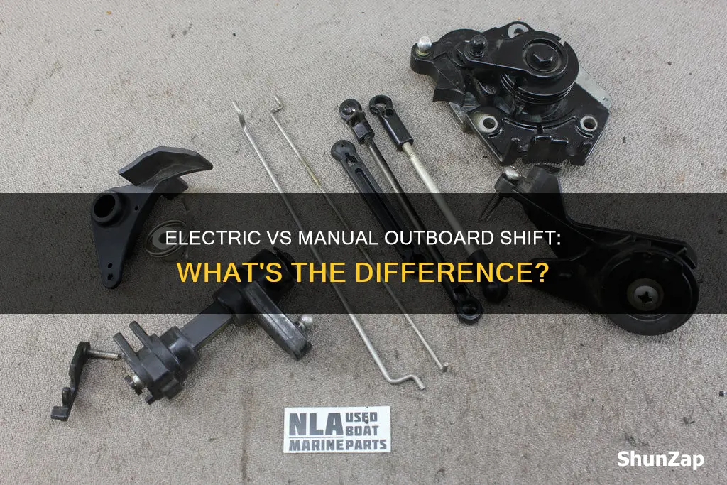 is my outboard electric shift or manual