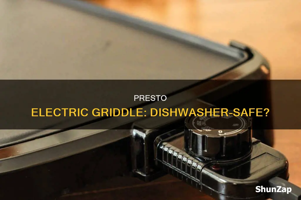 is my presto electric griddle dishwasher safe