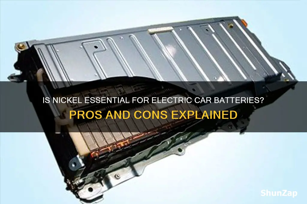 is nickel needed for electric cars