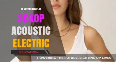 Notch and Scoop: Acoustic-Electric Similarities and Differences