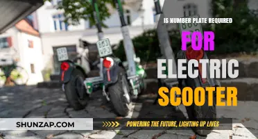 Electric Scooter Requirements: Do You Need a Number Plate?