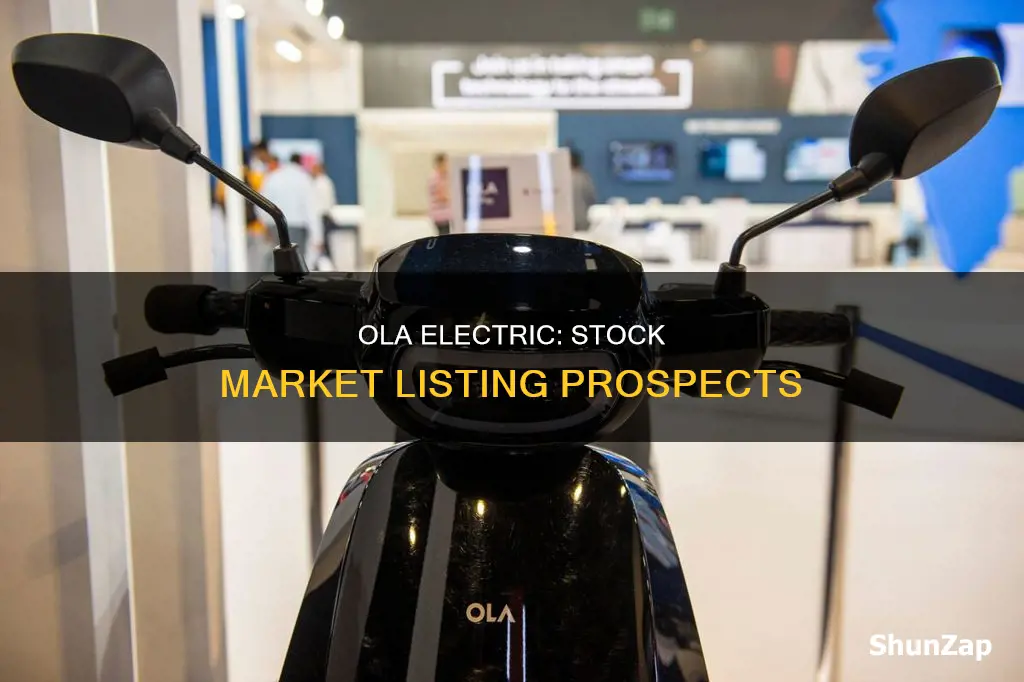 is ola electric listed in stock market