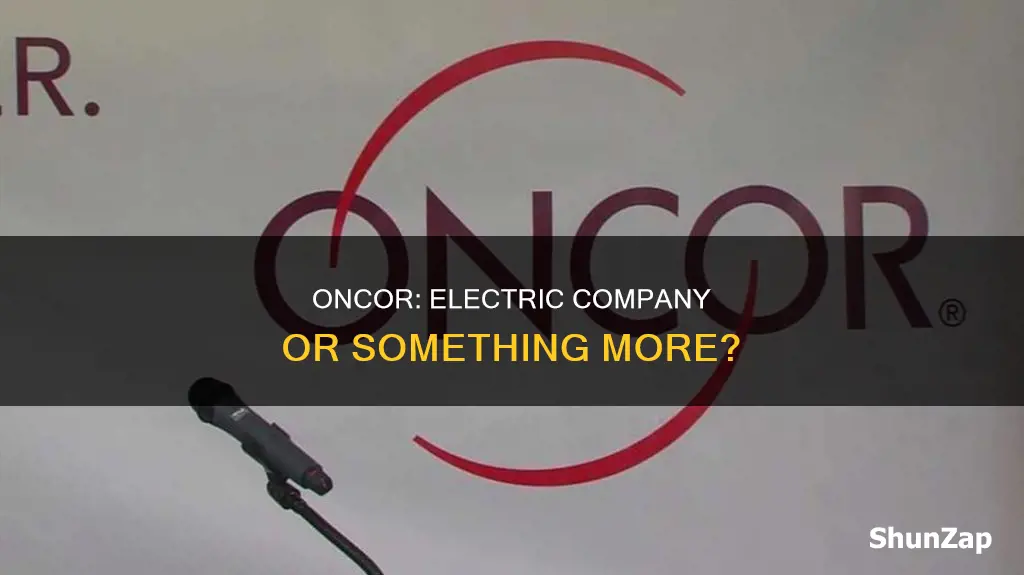 is oncor and electric company