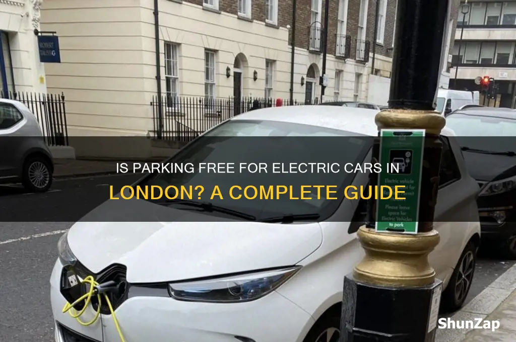 is parking free for electric cars in london
